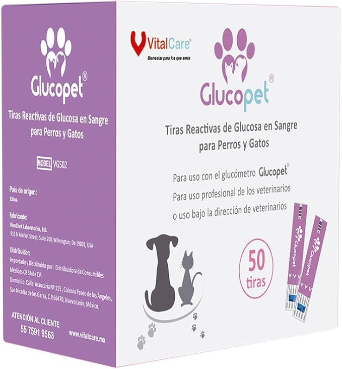 Foto 5 pulgar | Kit Glucómetro Veterinario Glucopet + 50 Tiras Reactivas | Exclusivo Para Perros Y Gatos