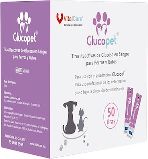 Foto 4 | Kit Glucómetro Veterinario Glucopet + 50 Tiras Reactivas | Exclusivo Para Perros Y Gatos