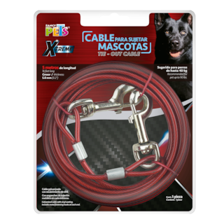 Foto 1 | Cable Galvanizado Fancy Pets FL9119 Rojo para Sujetar Perros 5 m