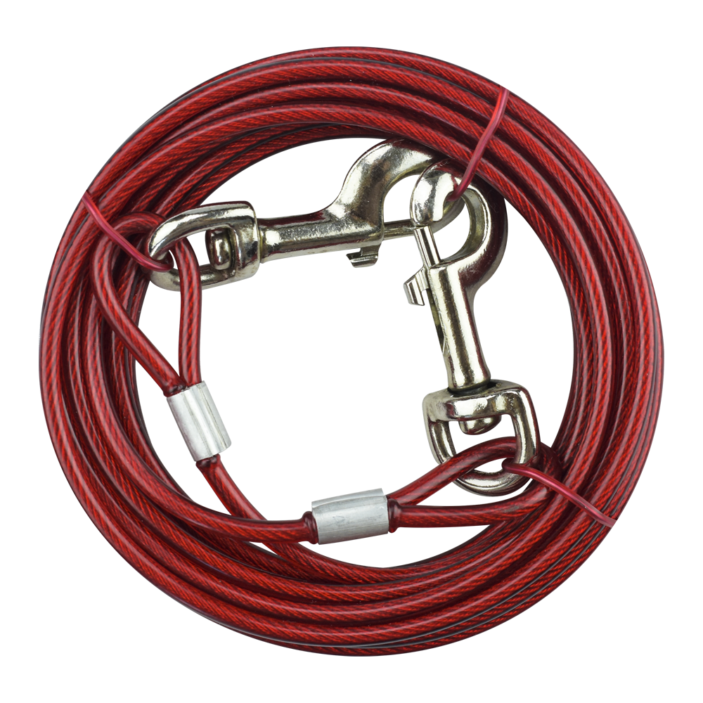 Foto 3 pulgar | Cable Galvanizado Fancy Pets FL9119 Rojo para Sujetar Perros 5 m