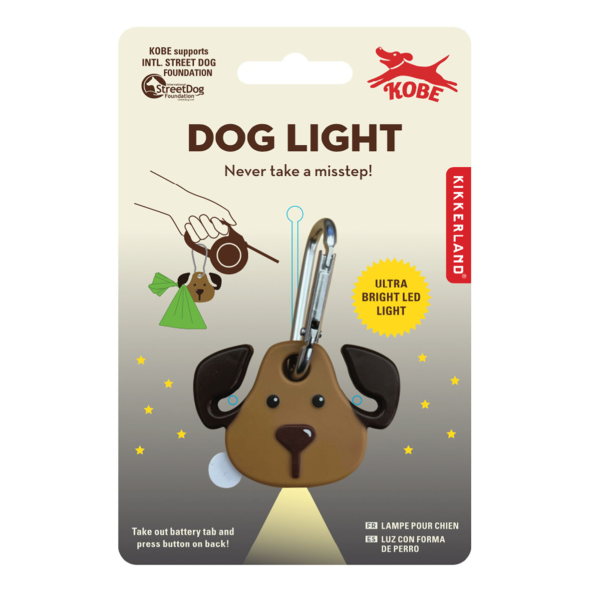 Foto 5 pulgar | Correa con Luz para Perros Kikkerland