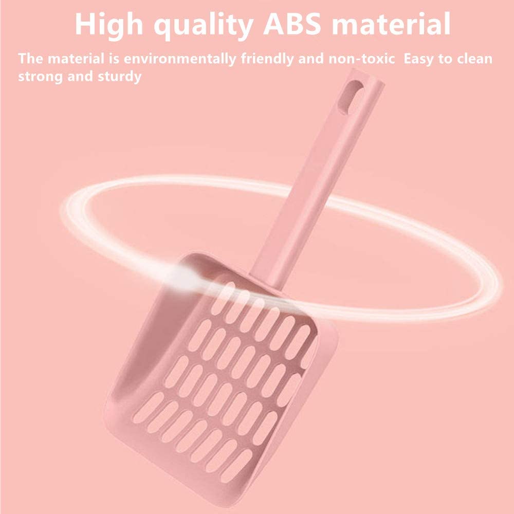 Foto 5 pulgar | Cuchara Para Arena Para Gatos Con Soporte Huoguo Na, Plástico Abs Resistente - Venta Internacional.