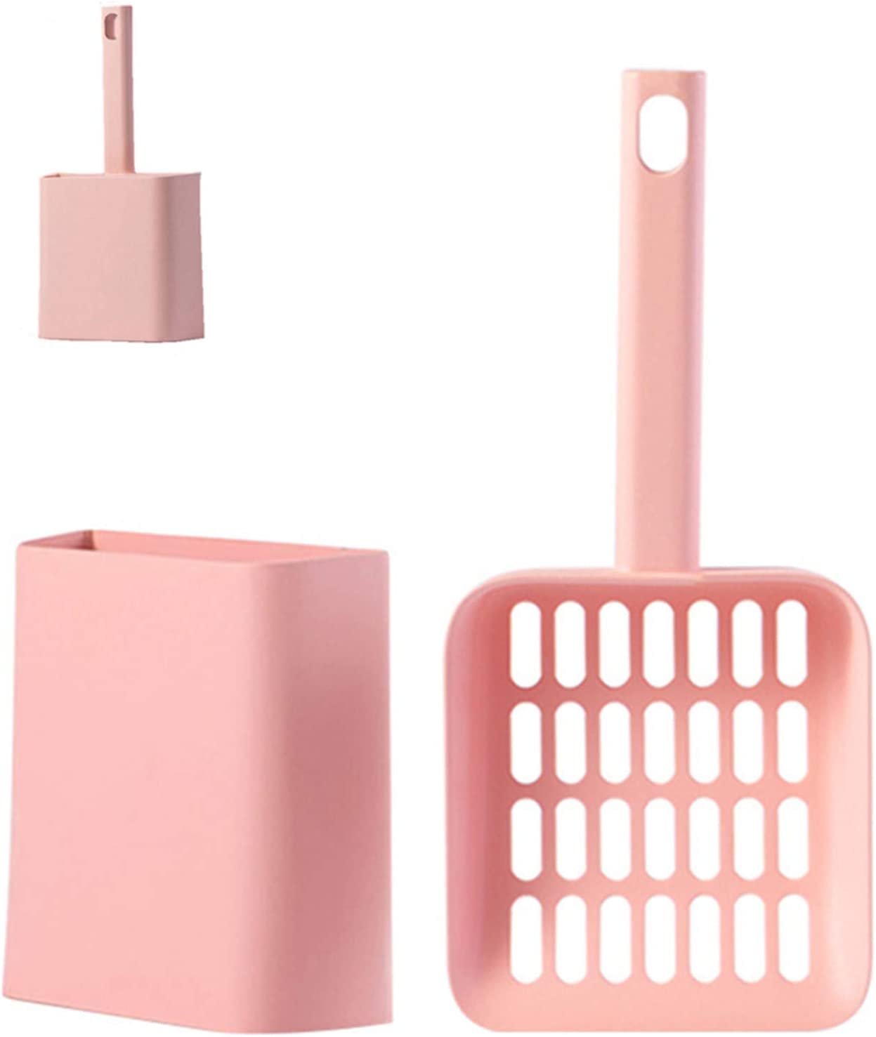 Foto 6 pulgar | Cuchara Para Arena Para Gatos Con Soporte Huoguo Na, Plástico Abs Resistente - Venta Internacional.