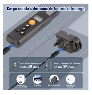 Foto 2 | Collar Antiladridos Eléctrico para Perros con Control Remoto