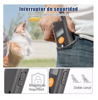 Foto 5 | Collar Antiladridos Eléctrico para Perros con Control Remoto