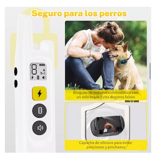 Foto 4 | Collar de Adiestramiento Eléctrico para Perros 2 Piezas