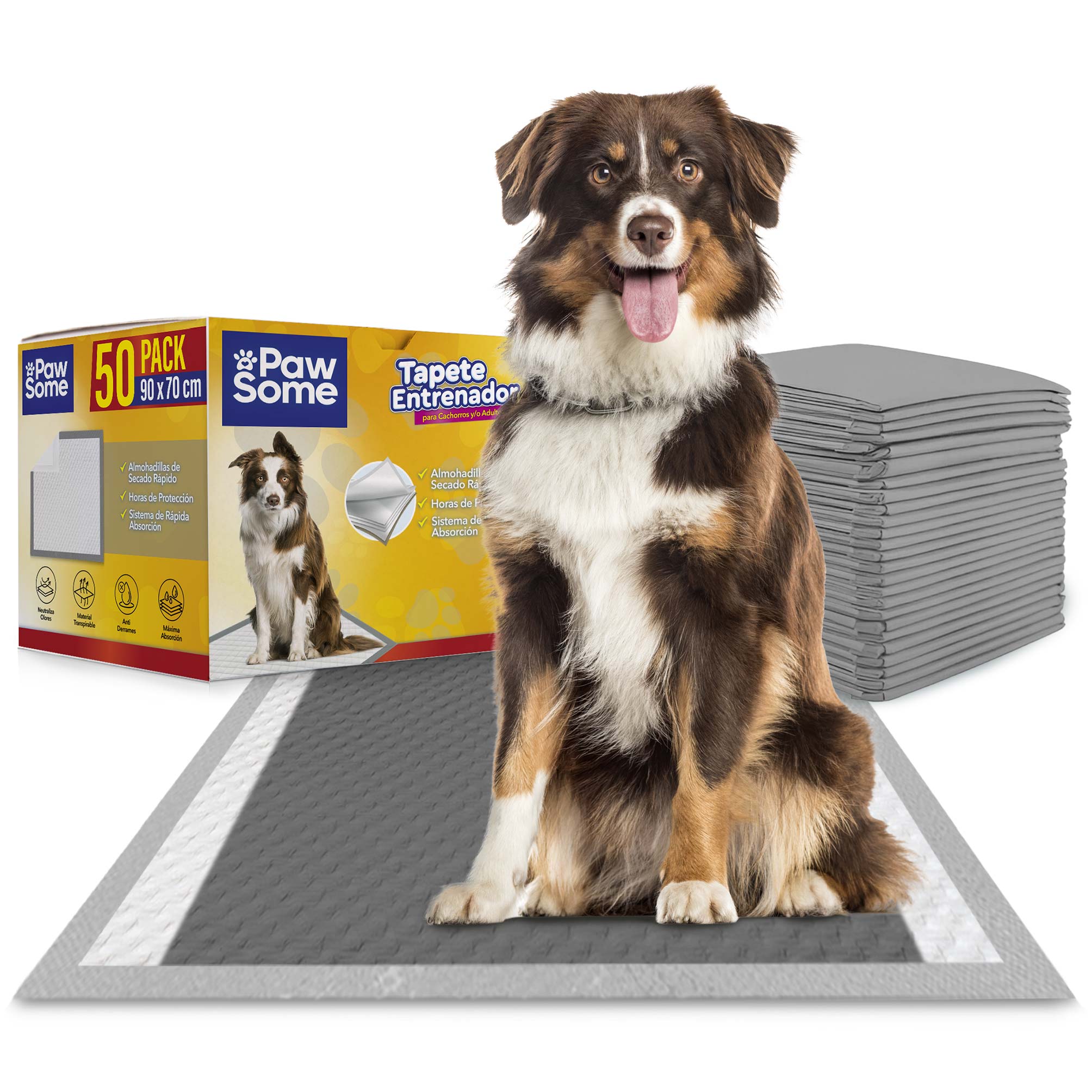 Foto 1 | Magma Life Tapete Entrenador Para Perro 70x90cm, 50 Almohadillas Desechables Para Mascota Súper Absorbentes Antifugas