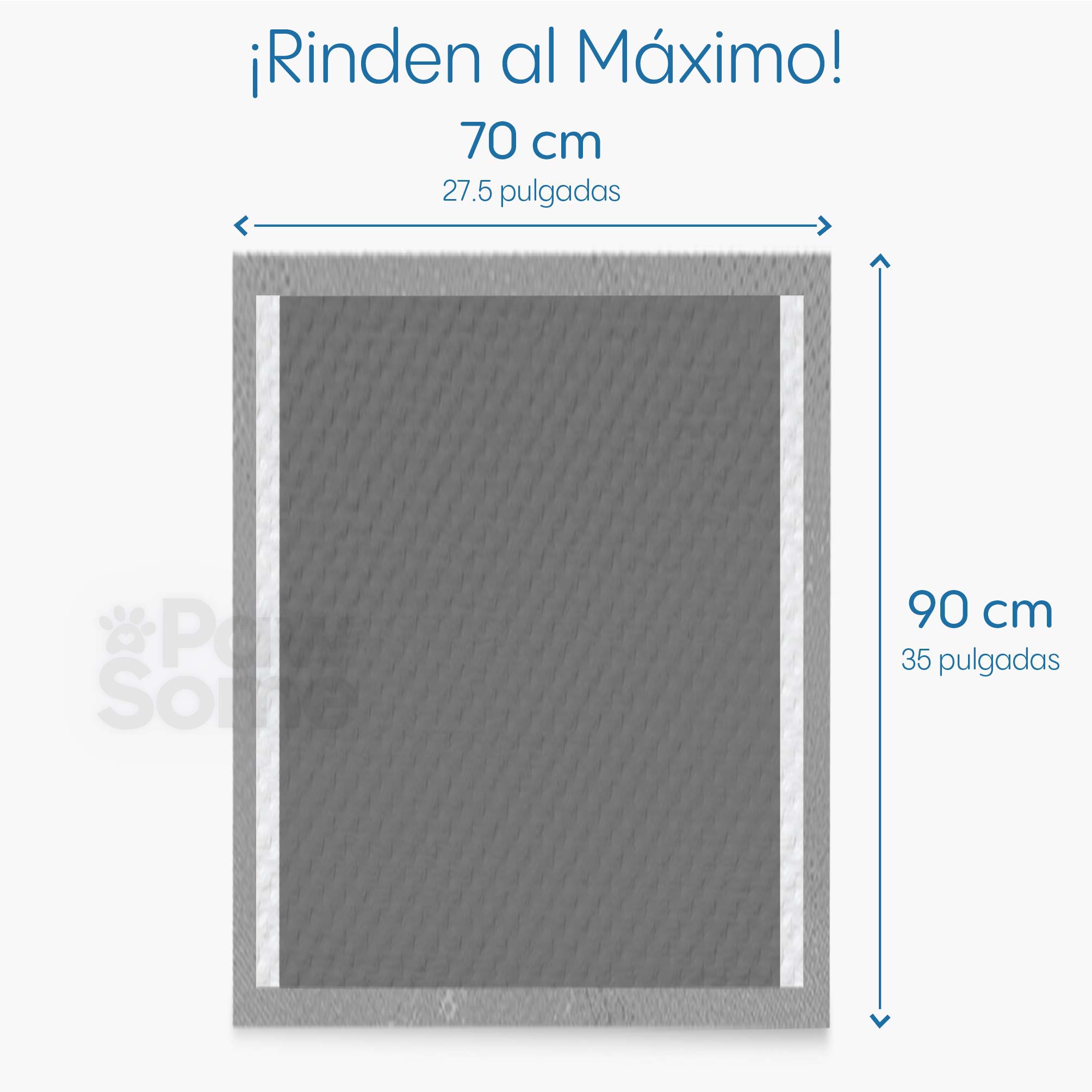 Foto 5 pulgar | Magma Life Tapete Entrenador Para Perro 70x90cm, 50 Almohadillas Desechables Para Mascota Súper Absorbentes Antifugas