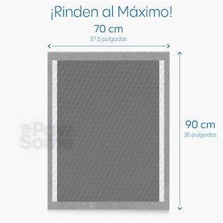 Foto 4 | Magma Life Tapete Entrenador Para Perro 70x90cm, 50 Almohadillas Desechables Para Mascota Súper Absorbentes Antifugas