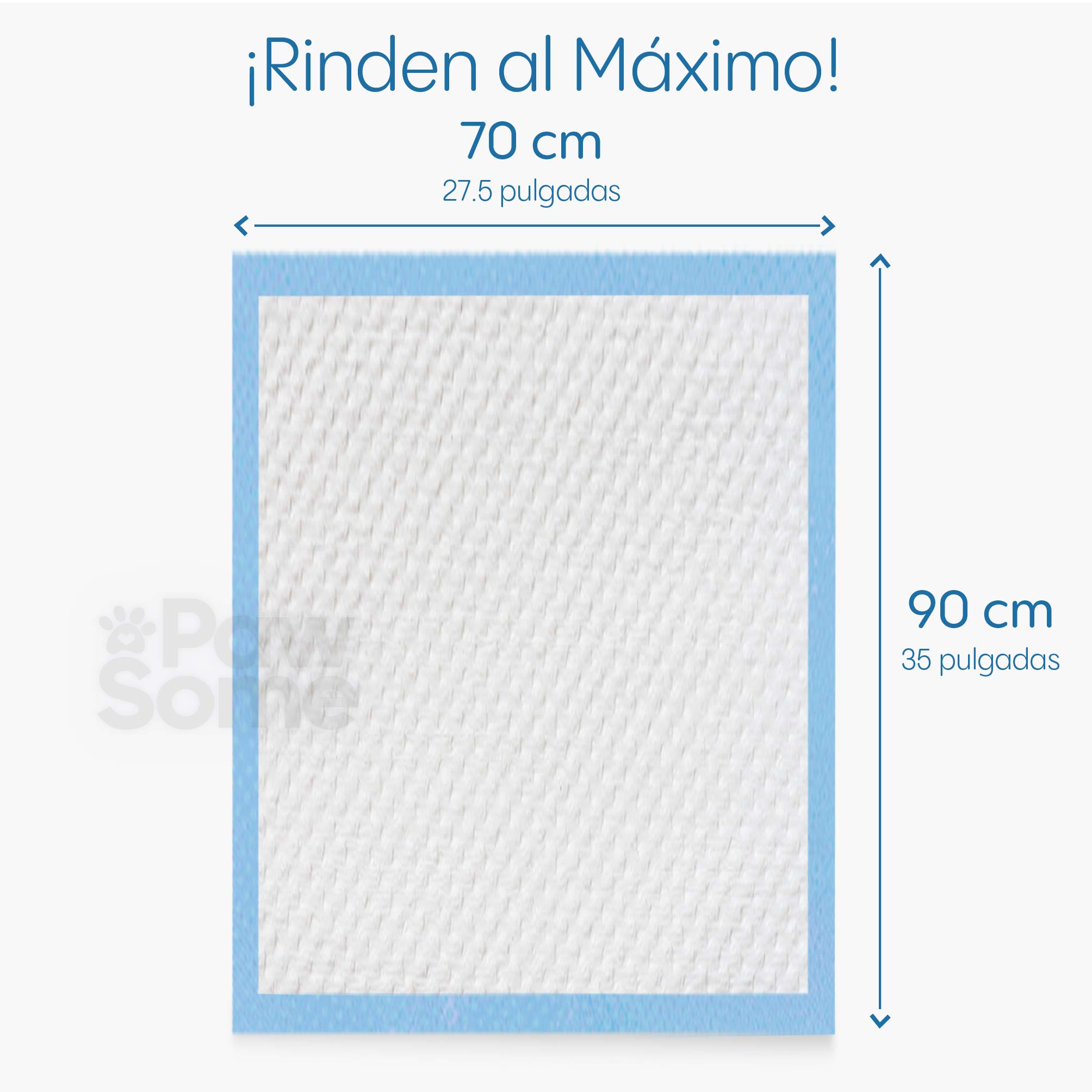 Foto 4 pulgar | Magma Life Tapete Entrenador Para Perro 70 X 90 Cm, 50 Almohadillas Desechables Para Mascota Súper Absorbentes
