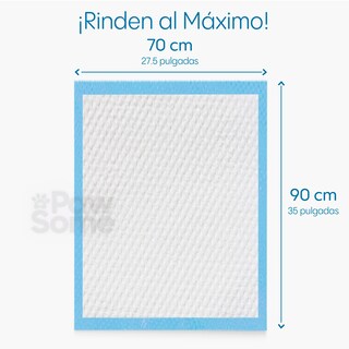 Foto 3 | Magma Life Tapete Entrenador Para Perro 70 X 90 Cm, 50 Almohadillas Desechables Para Mascota Súper Absorbentes