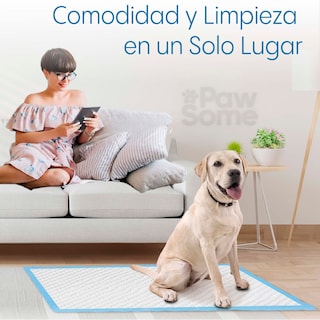 Foto 5 | Magma Life Tapete Entrenador Para Perro 70 X 90 Cm, 50 Almohadillas Desechables Para Mascota Súper Absorbentes