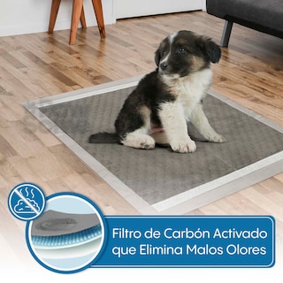 Foto 2 | Magma Life Tapete Entrenador Para Perro 60x60cm, 50 Almohadillas Desechables Para Mascota Súper Absorbentes Anti