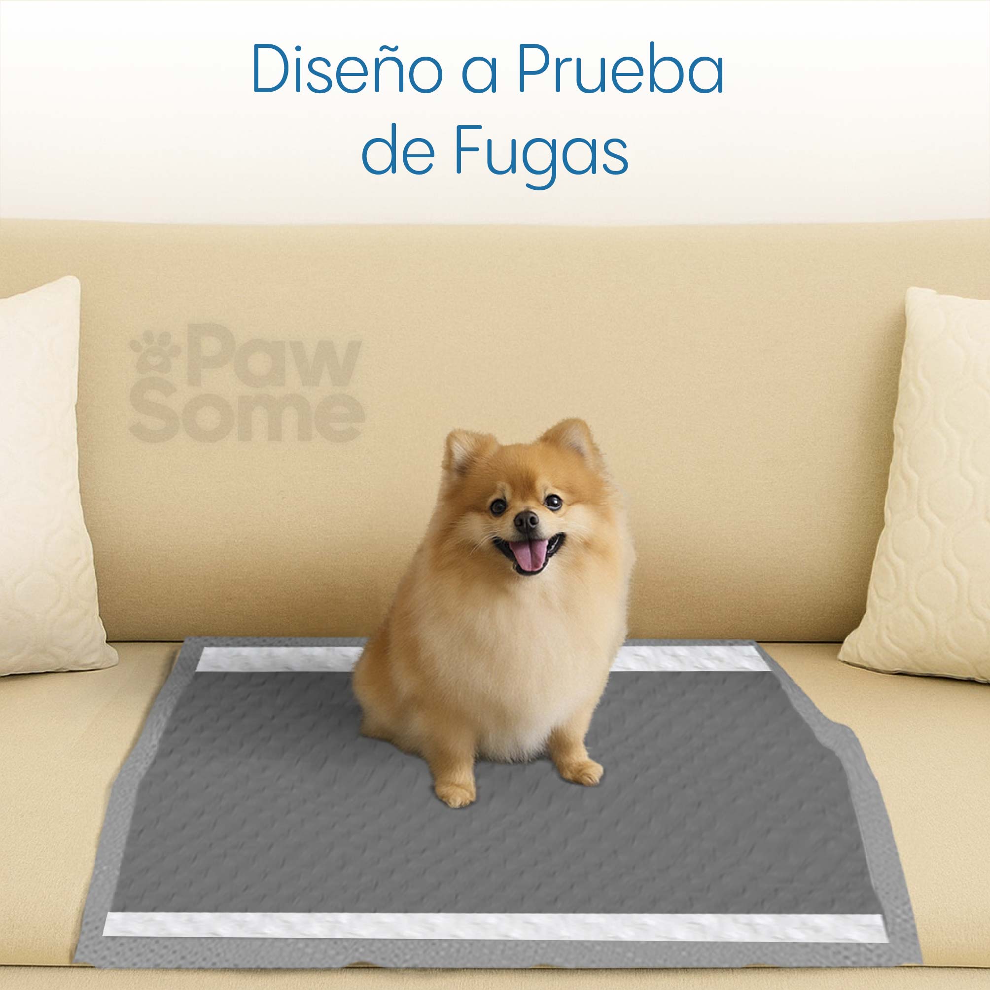 Foto 5 | Magma Life Tapete Entrenador Para Perro 60x60cm, 50 Almohadillas Desechables Para Mascota Súper Absorbentes Anti