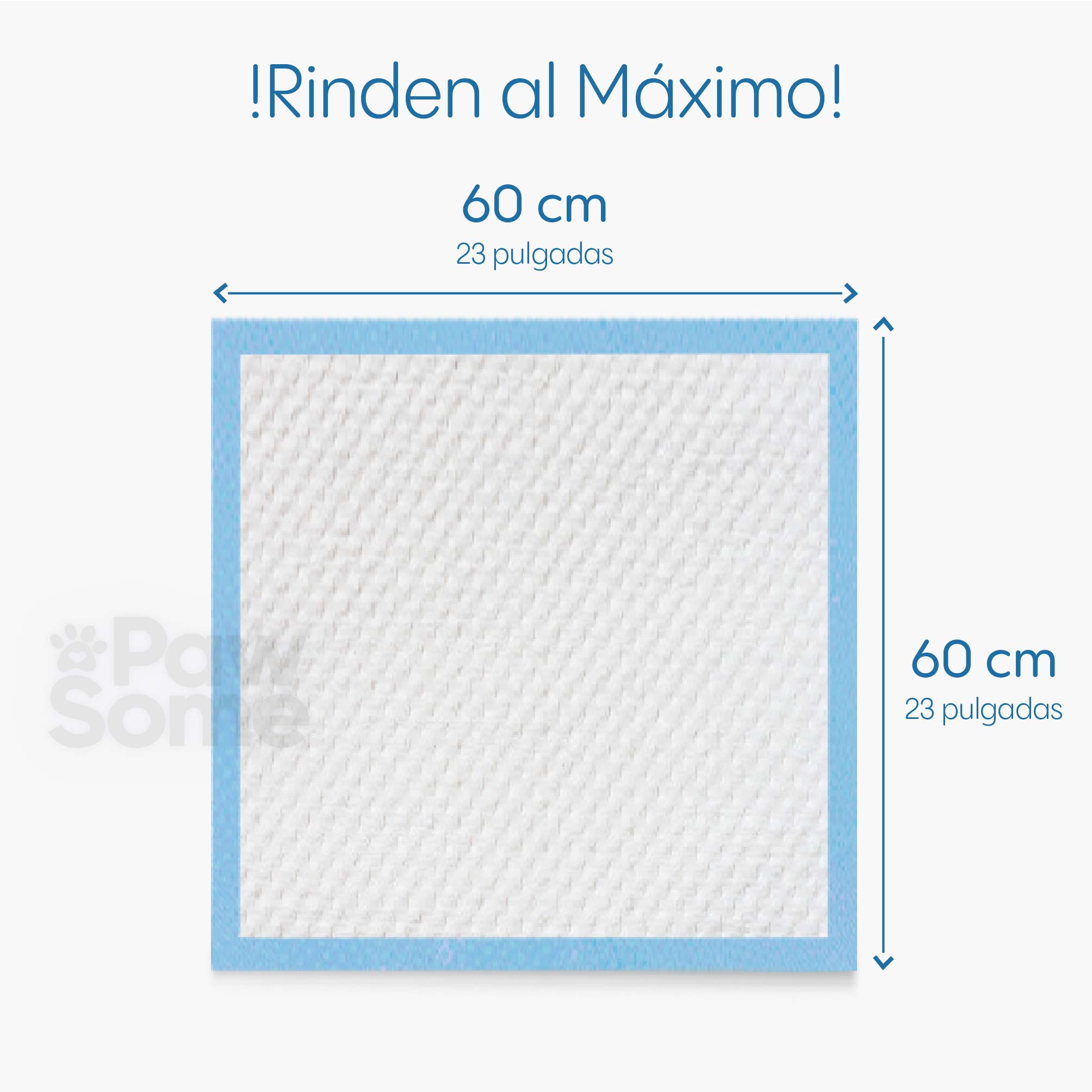 Foto 8 pulgar | Magma Life Tapete Entrenador Para Perro 60 X 60 Cm, 50 Almohadillas Desechables Para Mascota Súper Absorbentes