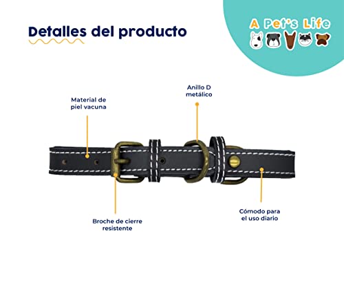 Foto 3 pulgar | Collar Pet's Life color Negro para Mascota