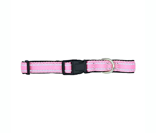 Foto 2 pulgar | A Pets Life Collar Reflejante Con Interior De Neopreno Acolchonado Para Perro, Talla L. (rosa)