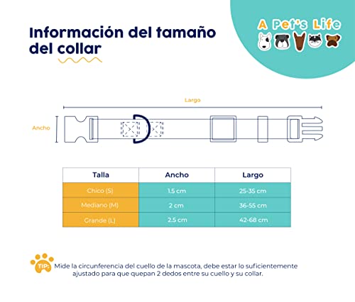 Foto 5 pulgar | A Pets Life Collar Con Banda Reflectiva Para Perro (grande, Morado Fluorescente)