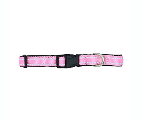 Foto 2 pulgar | A Pets Life Collar Reflejante Con Interior De Neopreno Acolchonado Para Perro, Talla S. (rosa)