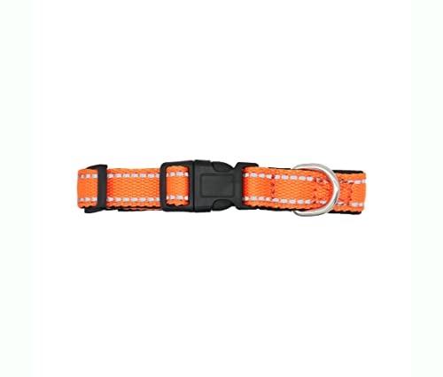 Foto 2 pulgar | A Pets Life Collar Reflejante Con Interior De Neopreno Acolchonado Para Perro, Talla L. (anaranjado)