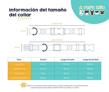 Foto 4 | A Pets Life Collar Reflejante Con Interior De Neopreno Acolchonado Para Perro, Talla M. (rojo)