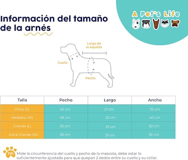 Foto 4 | Arnés Con Banda Reflejante Pet's Life HARNE-031 color Azul para Perro Chico