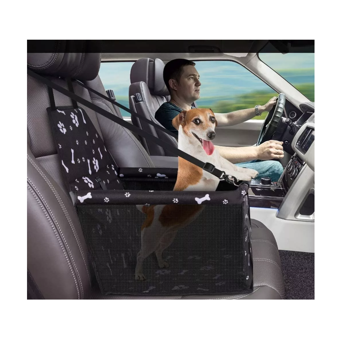 Foto 4 pulgar | Asiento de Seguridad para Mascotas Eo Safe Imports Esi-11646 Negro