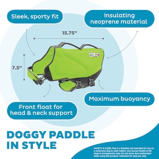 Foto 4 | Chaleco Salvavidas Para Perro Outward Hound Dawson, Verde, Talla L - Venta Internacional.