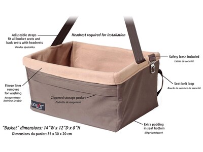 Foto 4 | Asiento Elevador Para Perros Petsafe Happy Ride Para Automóviles, Camiones Y Suv - Venta Internacional.