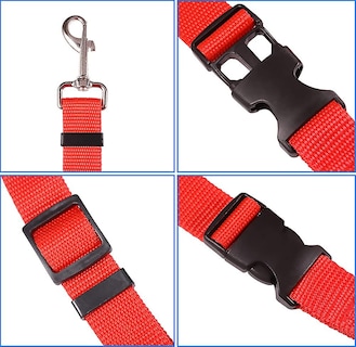 Foto 1 | Cinturones De Seguridad Para Perros Huoguo, Paquete De 2 Unidades, Longitud Ajustable, Nailon - Venta Internacional.