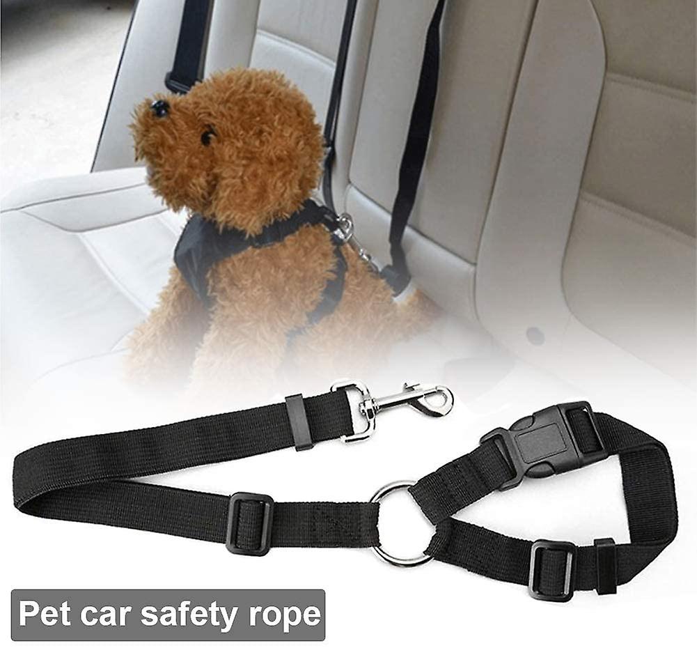 Foto 4 pulgar | Cinturones De Seguridad Para Perros Huoguo, Paquete De 2 Unidades, Longitud Ajustable, Nailon - Venta Internacional.