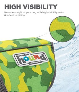 Foto 4 | Chaleco Salvavidas Para Perros Outward Hound Granby Splash Camo Para Small D - Venta Internacional.