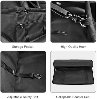 Foto 4 | Asiento De Coche Booster Jieyou Para Perros, Gatos, Mascotas Pequeñas, Impermeables - Venta Internacional.