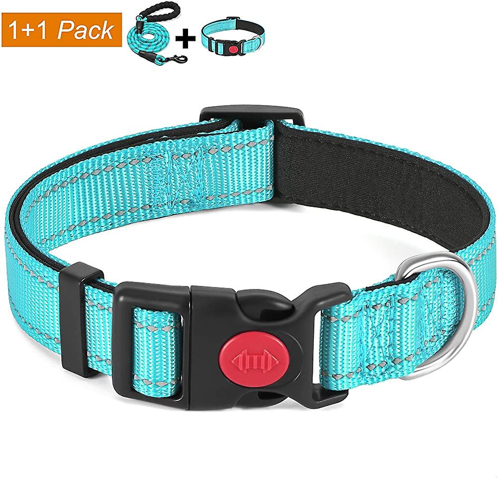 Foto 1 | Collar Para Perro Acolchado Reflectante Con Neopreno Suave Haapaw +1,5 M L - Venta Internacional.