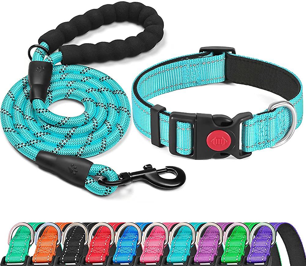 Foto 6 pulgar | Collar Para Perro Acolchado Reflectante Con Neopreno Suave Haapaw +1,5 M L - Venta Internacional.