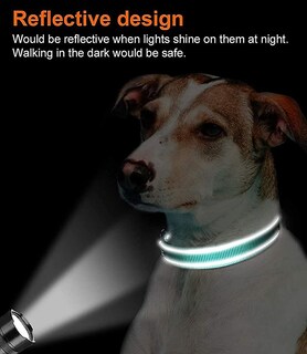 Foto 4 | Collar De Perro Huoguo De Neopreno Reflectante De Nailon Para Perros X-small - Venta Internacional.