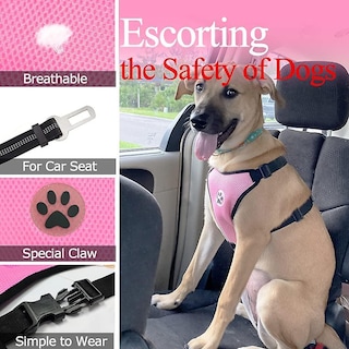 Foto 1 | Juego De Arneses De Coche Para Perros Huoguo, Sin Tirones, Con Cinturones De Seguridad Para Coches - Venta Internaciona