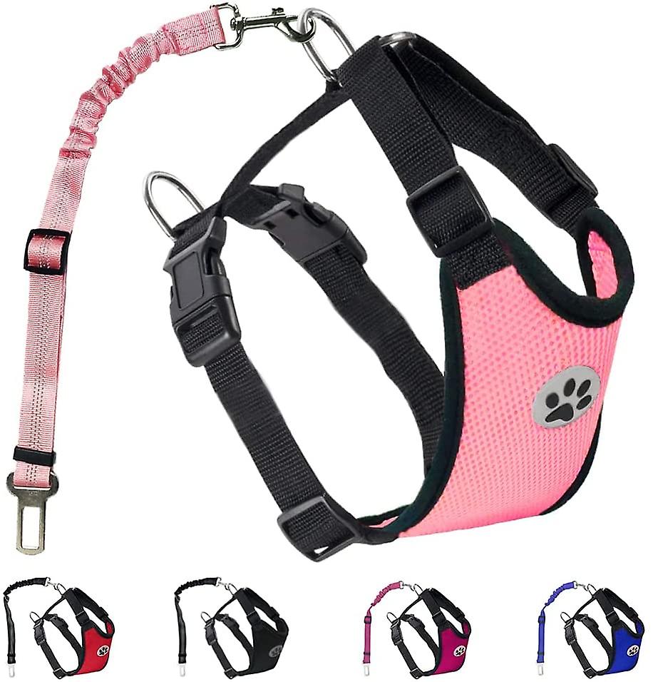 Foto 6 pulgar | Juego De Arneses De Coche Para Perros Huoguo, Sin Tirones, Con Cinturones De Seguridad Para Coches - Venta Internaciona