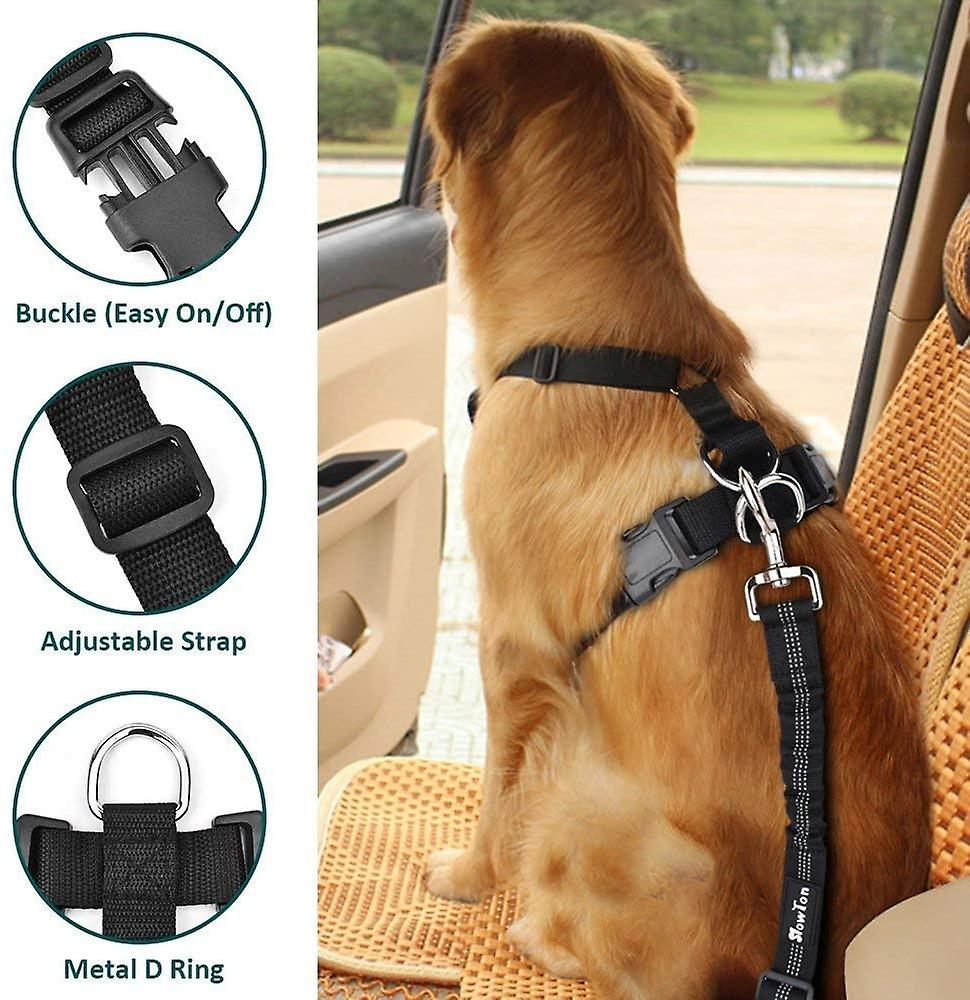 Juego De Arneses De Coche Para Perros, Arnés De Seguridad Para Mascotas Huoguo - Venta Internacional.
