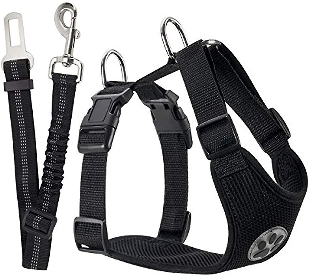 Foto 6 pulgar | Juego De Arneses De Coche Para Perros, Arnés De Seguridad Para Mascotas Huoguo - Venta Internacional.