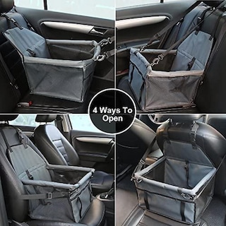 Foto 3 | Asiento Elevador De Coche Para Mascotas Sanlin Beans A Prueba De Agua Para Viajes Con Perros - Venta Internacional.