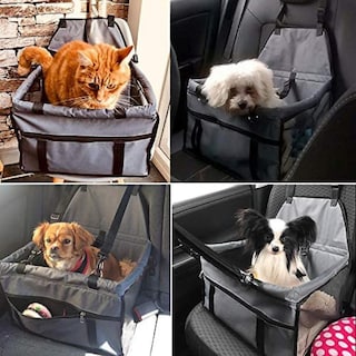 Foto 4 | Asiento Elevador De Coche Para Mascotas Sanlin Beans A Prueba De Agua Para Viajes Con Perros - Venta Internacional.