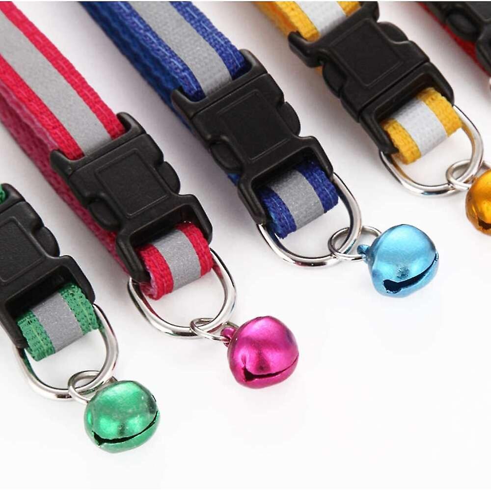 Foto 4 pulgar | Juego De Collares Para Mascotas Kawaii Reflective, 6 Unidades, Con Campana Para Mayor Seguridad - Venta Internacional.