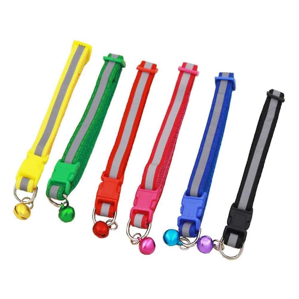 Foto 6 pulgar | Juego De Collares Para Mascotas Kawaii Reflective, 6 Unidades, Con Campana Para Mayor Seguridad - Venta Internacional.
