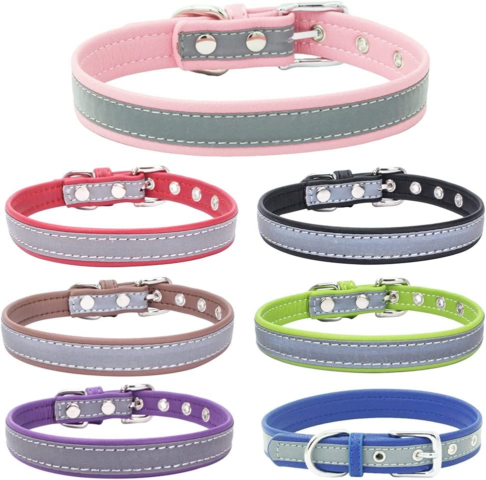 Foto 3 pulgar | Set De Collar Y Correa Reflectantes Para Mascotas Y Perros, Microfibra Jieyou - Venta Internacional.