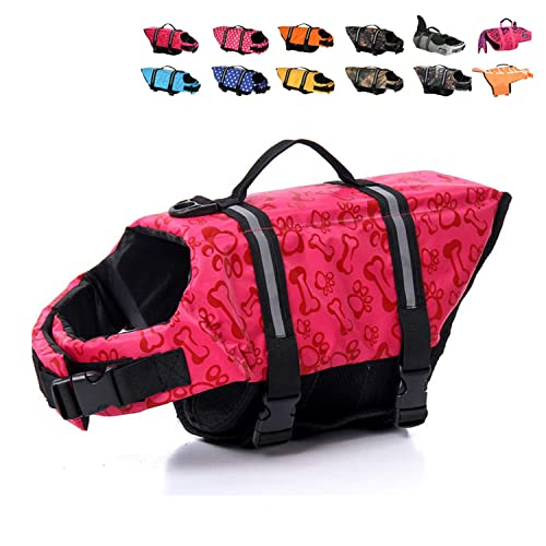 Foto 2 pulgar | Traje De Baño De Seguridad Para Perros Haocoo Saver Con Chaleco Salvavidas Para Perros, Color Rosa - Venta Internacion