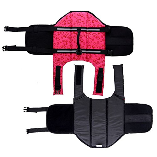 Foto 3 pulgar | Traje De Baño De Seguridad Para Perros Haocoo Saver Con Chaleco Salvavidas Para Perros, Color Rosa - Venta Internacion