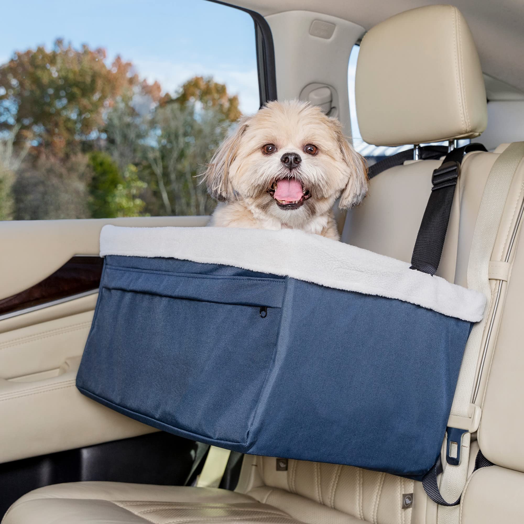 Foto 2 pulgar | Asiento Elevador Para Perros Petsafe Happy Ride Booster Seat Navy - Venta Internacional.