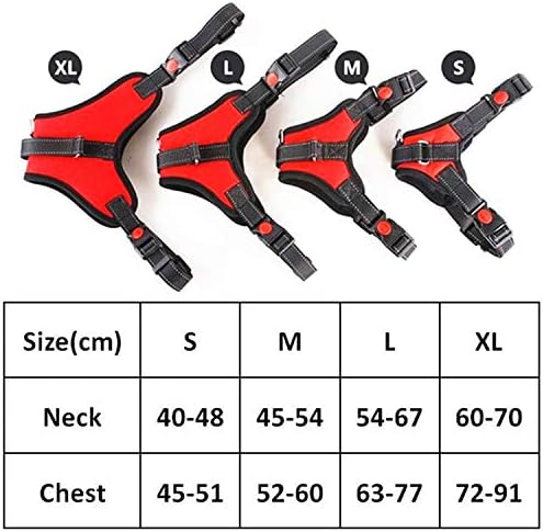 Foto 5 pulgar | Pechera Arnés De Seguridad Para Perro - Rojo Reflectante (talla Xs)