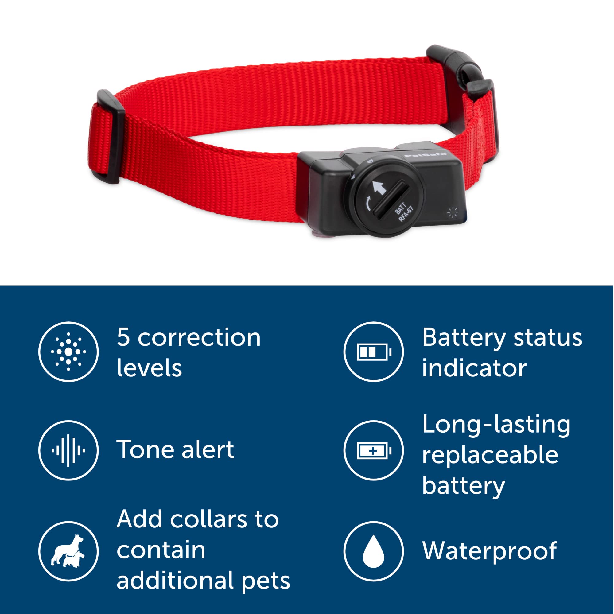 Foto 4 pulgar | Collar Receptor Inalámbrico Con Sistema De Contención De Mascotas Para Perros - Venta Internacional.